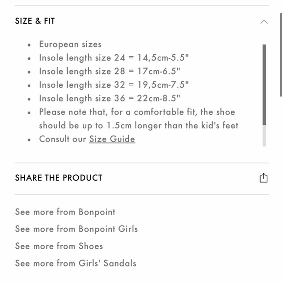 Bonpoint sandals 34 - Picture 7 of 7